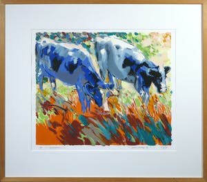 Hans Buenk - Zeefdruk, Springtime I - ingelijst kopen? Bied vanaf 40!