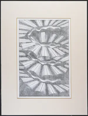 Cees Juffermans - Litho, Geometrische voorstelling kopen? Bied vanaf 1!