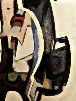 Jaap de Carpentier - Markant Abstract-Expressionistische jaren 60 Collage zg. "CarpKunst" kopen? Bied vanaf 10!