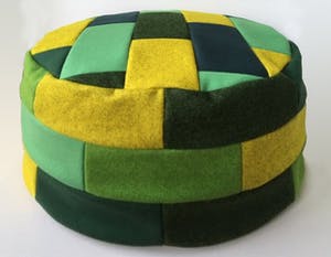 Curiosa - Vilten poef kopen? Bied vanaf 50!