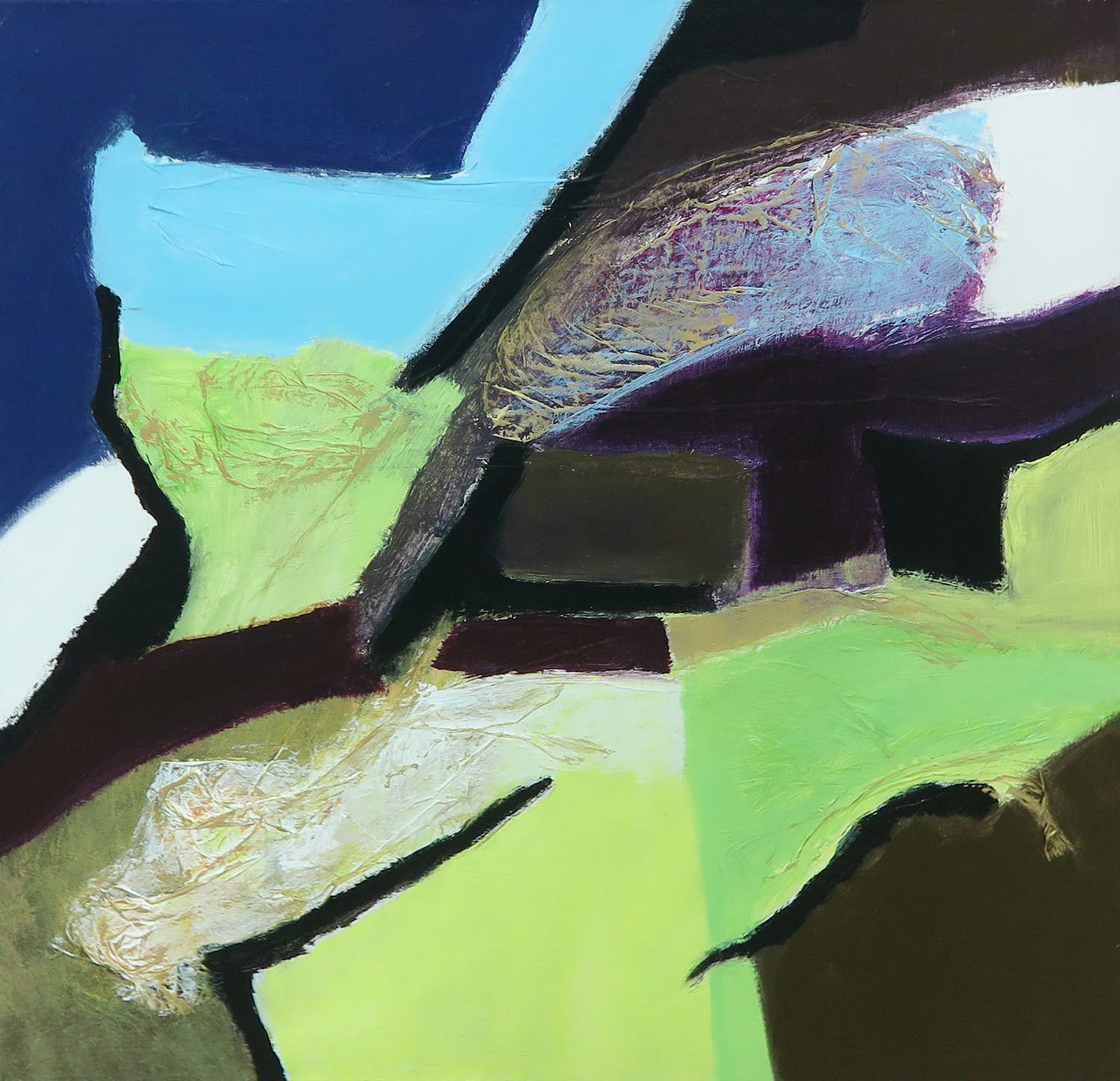 Cobi Nieuwstad - Acryl op doek, Zonder titel verkocht voor € 1!