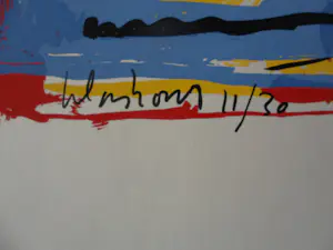 Peter Klashorst - Zeefdruk, titel. "Stierengevecht ". kopen? Bied vanaf 35!