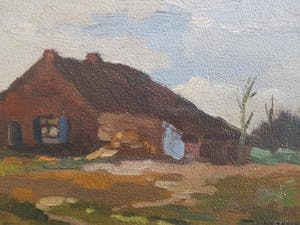 Hendrik Weegewijs - 2x Boerderijgezicht kopen? Bied vanaf 250!