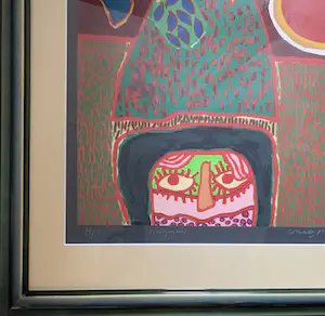 Corneille - Serigraph ondertekend Le Volcan - Exemplaire Hors Commerce kopen? Bied vanaf 450!