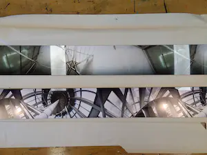 Henze Boekhout - Cibachrome ''Interieur van de glazen toren, Boijmans van Beuningen'' 1986 kopen? Bied vanaf 135!