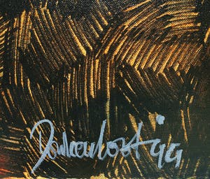 Peter Donkersloot - Rembrandt Mash-Up, acrylverf op doek (groot) kopen? Bied vanaf 150!
