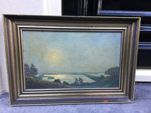 Leendert Adriaan Schilt - C4191-1 - Landschap bij nacht kopen? Bied vanaf 100!