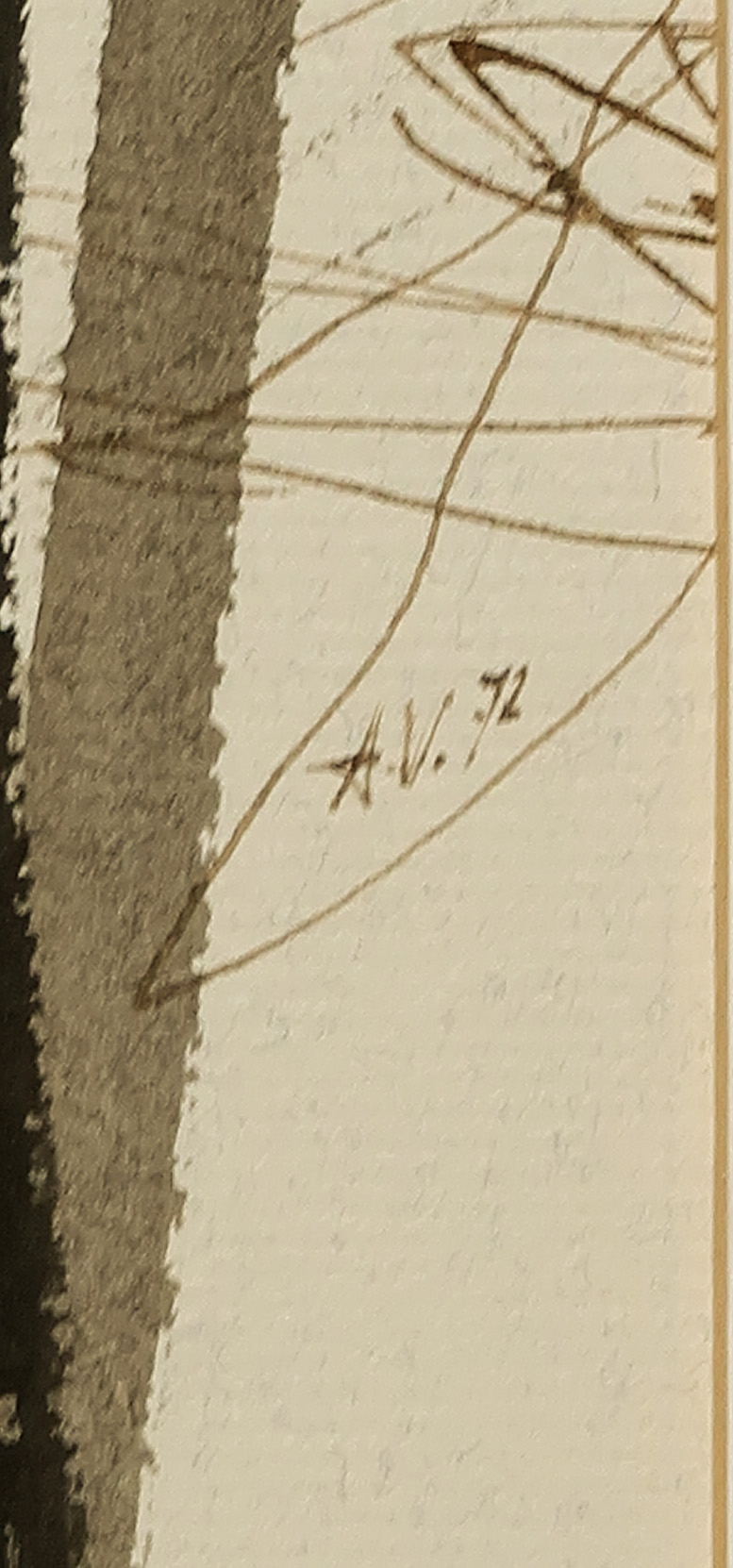 Anton Voorzanger - Inkttekening op papier, Zonder titel kopen? Bied vanaf 35!