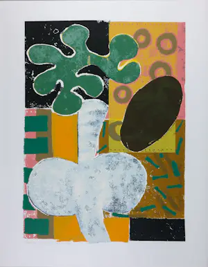 Pieter Klazen - Zeefdruk op papier, Zomerplezier - Ingelijst kopen? Bied vanaf 40!