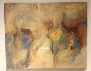 Corry Olthof - Acryl schilderij verkocht voor € 100!