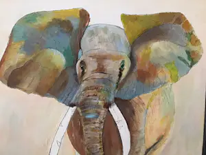 Niet of onleesbaar gesigneerd - Olifant. kopen? Bied vanaf 1!