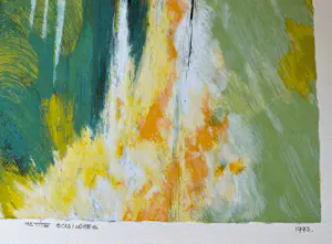 Mattie Schilders - handgesigneerde zeefdruk | 'Three, out of a perfect pair' | 1993 kopen? Bied vanaf 10!