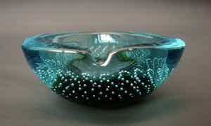 Archimede Seguso - glazen asbak verkocht voor € 1!