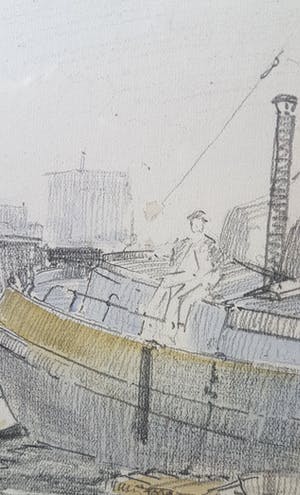 Jan Kelderman - Havengezicht Amsterdam kopen? Bied vanaf 40!