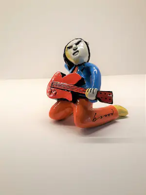 Herman Brood - Sculptuur van Kunsthars GUITARMAN kopen? Bied vanaf 95!