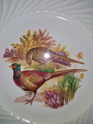 Niet of onleesbaar gesigneerd - bord met vogels kopen? Bied vanaf 1!