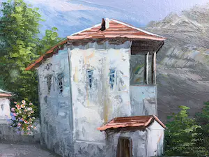 Niet of onleesbaar gesigneerd - Mediterraan landschap kopen? Bied vanaf 1!