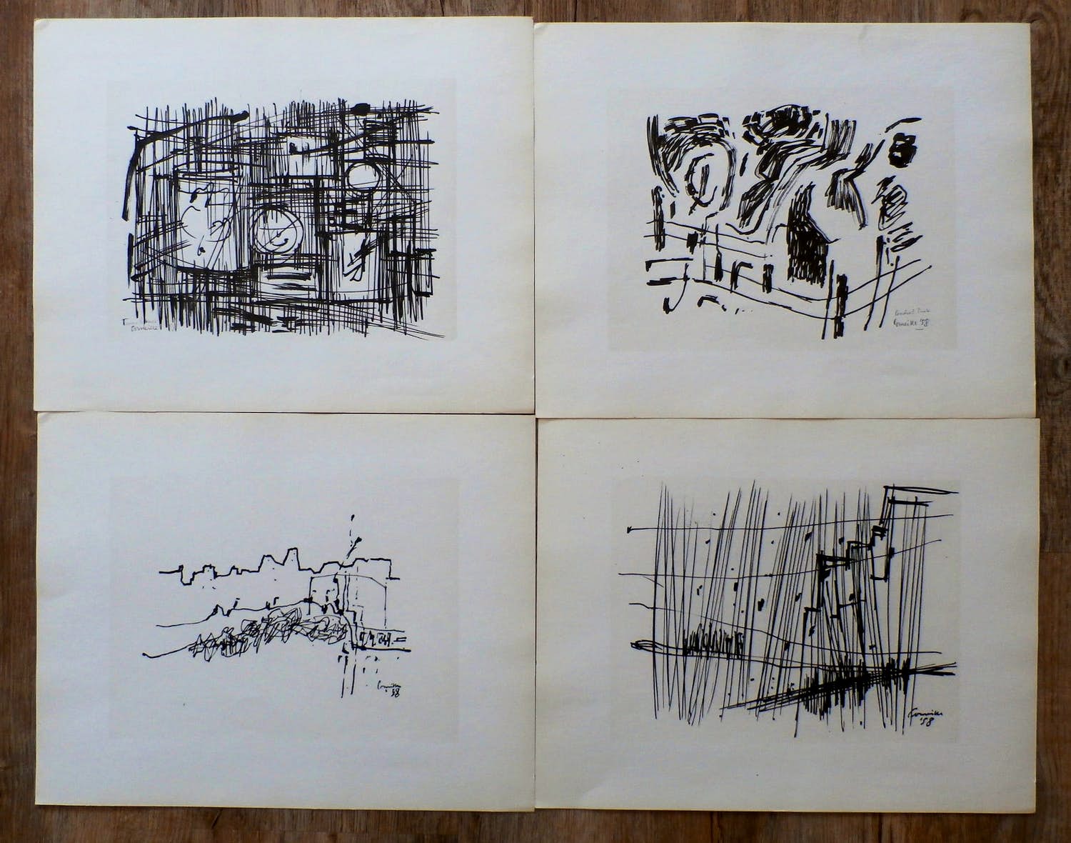 Corneille - images de new York: 16 litho's - 1958 verkocht voor € 799!