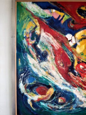 Klaas de Poel - figuren in abstract kopen? Bied vanaf 250!