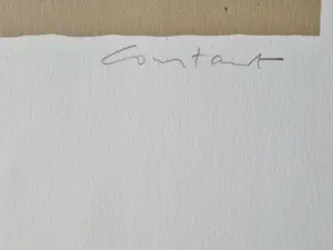 Constant - in zeer kleine oplage (15) gemaakte lithografie - "schilders stilleven" GROOT! kopen? Bied vanaf 326!