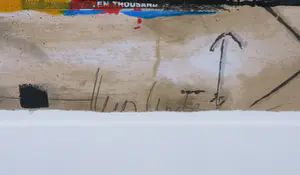 Theo Koster - Zeefdruk en collage, Landscape 3 - Ingelijst kopen? Bied vanaf 50!