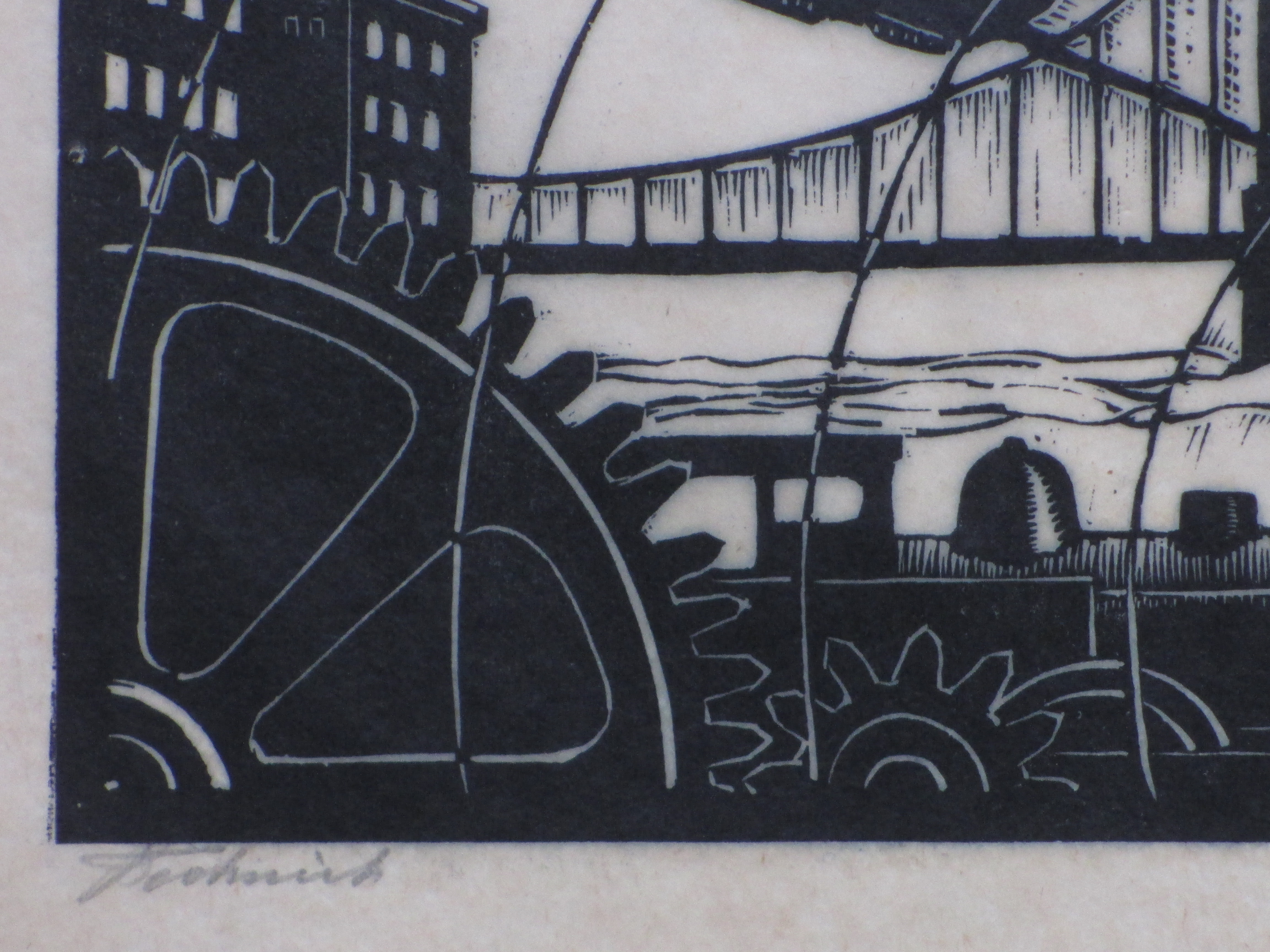 Antonius Hubertus Nordberg - Techniek - Houtsnede kopen? Bied vanaf 35!