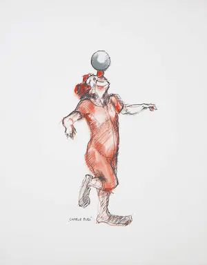 Kees Verkade - Litho, Charlie rivel kaufen? Bieten Sie von 10!