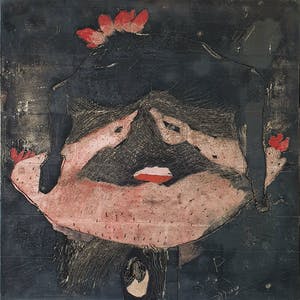 Michel van Overbeeke - Gemengde techniek op paneel kopen? Bied vanaf 125!