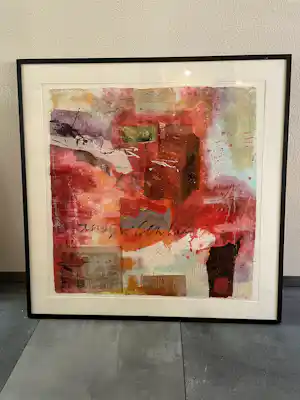Bram Reijnders - Zeefdruk Nr.14 - Journey to the center - Ingelijst verkauft für € 80!
