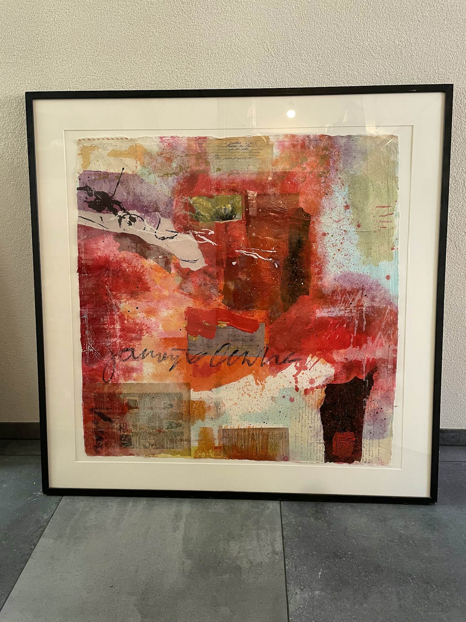 Bram Reijnders - Zeefdruk Nr.14 - Journey to the center - Ingelijst kopen? Bied vanaf 150!