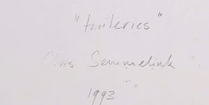 Chris Semmelink - Zeefdruk, Tuileries kopen? Bied vanaf 10!