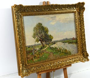 Louis Stutterheim - (1873 - 1943) - "Zomers landschap in 't Gooi" kopen? Bied vanaf 340!