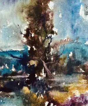 Eugène Eechaut - Wunderschönes farbenfrohes abstraktes Aquarell von 1974 – Ausstellung Galerie Pfeiffer Brüssel 1977 kopen? Bied vanaf 40!