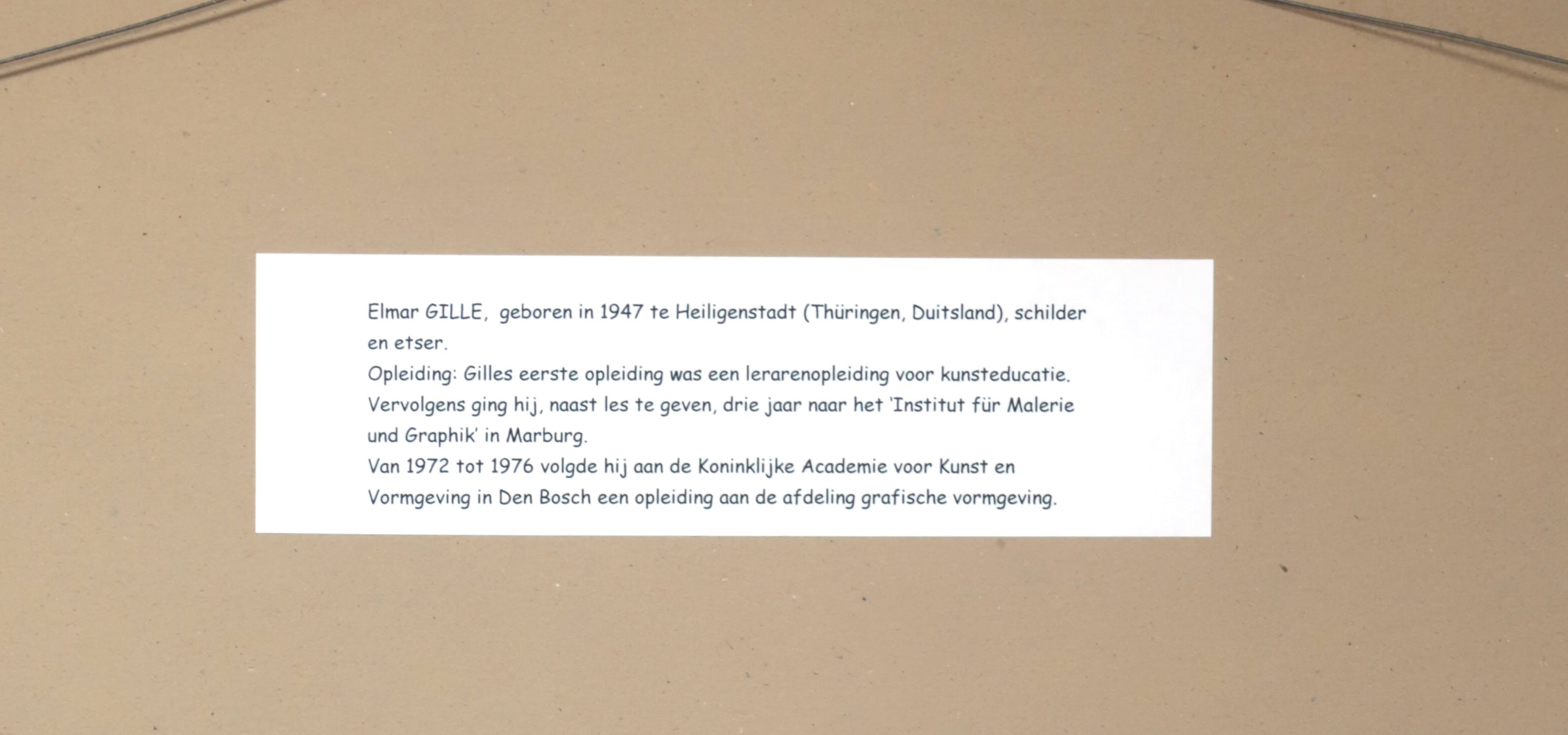 Elmar Gille - Ets, Haus des Berges - Ingelijst kopen? Bied vanaf 80!