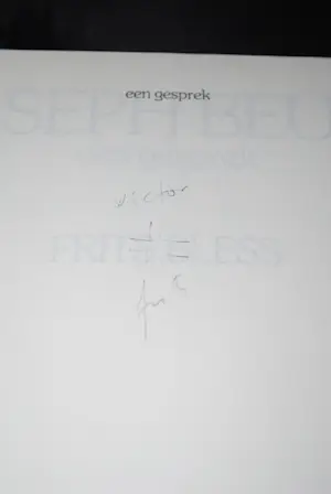 Joseph Beuys - Een gesprek, gesign. Frits Bless (met granolitho) - en 5 andere boeken kopen? Bied vanaf 75!