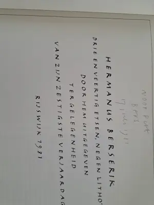 Herman Berserik - Grafiek kopen? Bied vanaf 20!