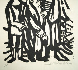 Aad de Haas - 8 Linosneden uit “Terugblik” , met omslag – 1976 kopen? Bied vanaf 250!