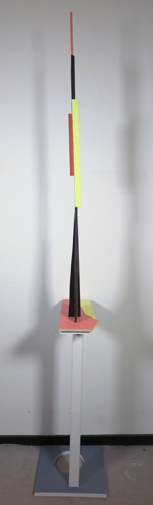 Paul Overhaus - Hout, Beschilderd sculptuur kopen? Bied vanaf 10!