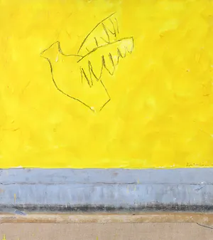 Ilja Walraven - Gemengde techniek op doek, Icarus urn kopen? Bied vanaf 1!