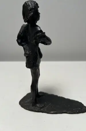 Corry Ammerlaan - Broznen sculptuur | Moeder en dochter kopen? Bied vanaf 20!