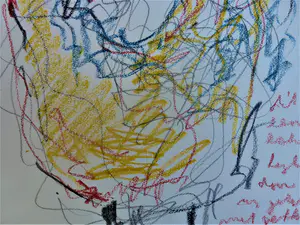 Anton Heyboer - De oer vogel . Dit is een echte Heyboer door mij getekend met vetkrijt. kopen? Bied vanaf 325!