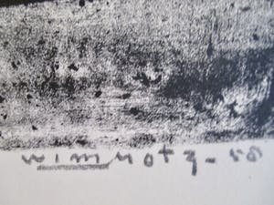 Wim Motz - Litho "Teken no.1" kopen? Bied vanaf 45!