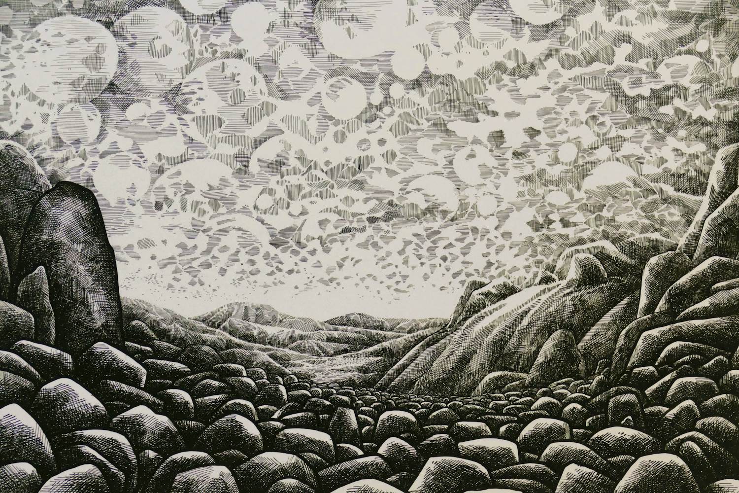 Jan Bernard Meinen - Fantastisch Landschap kopen? Bied vanaf 125!