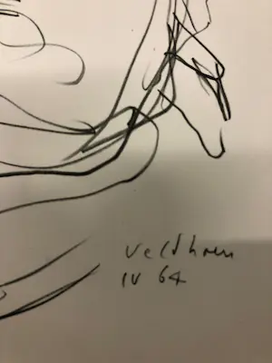 Aat Veldhoen - persoon met armen over elkaar kopen? Bied vanaf 25!