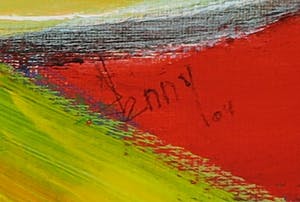 Niet of onleesbaar gesigneerd - Olieverf op doek, Tulpen - Ingelijst kopen? Bied vanaf 10!