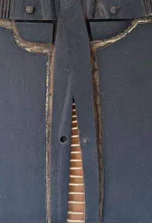 Jaap Wagemaker - gemengde techniek op jute | 'Verticale beweging' | 1969 kopen? Bied vanaf 5000!