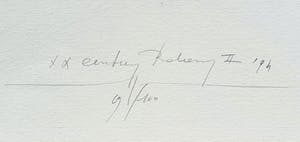 Martin R. Baeyens - XX Century Botany II, litho kopen? Bied vanaf 40!