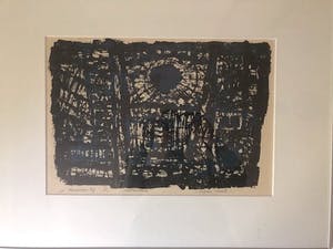 Jaap Kraanen - Kathedrale - Zeefdruk, Ingelijst kopen? Bied vanaf 55!