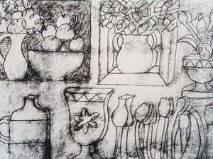 Kees Franse - Vier Litho,s - Gesigneerd & Gedateerd kopen? Bied vanaf 60!