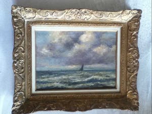 Louis Artan - 'Schip op zee' kopen? Bied vanaf 1295!